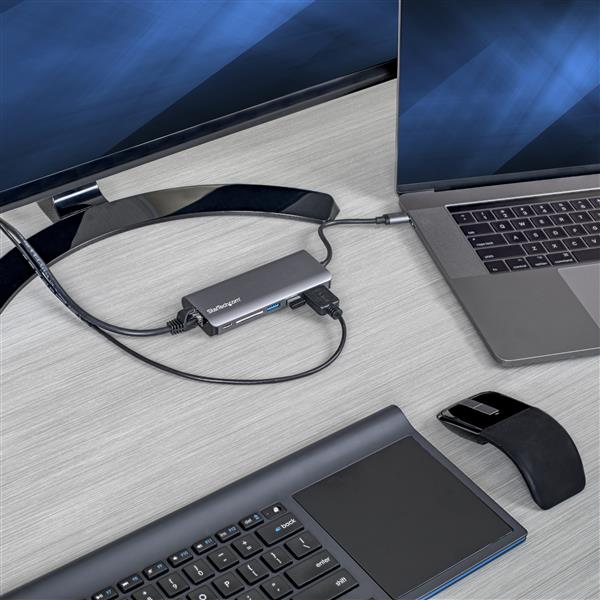 USB-C Multiport Adapter - USB-C to 4K HDMI - PD 3.0/Hub/GbE/SD