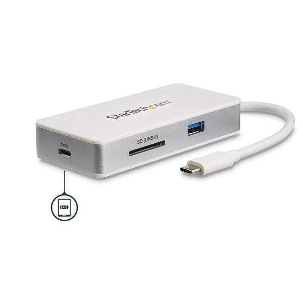 USB C Multiport Adapter - 4K HDMI - SD (UHS-II) - PD - USB C Adapter - USB C Hub