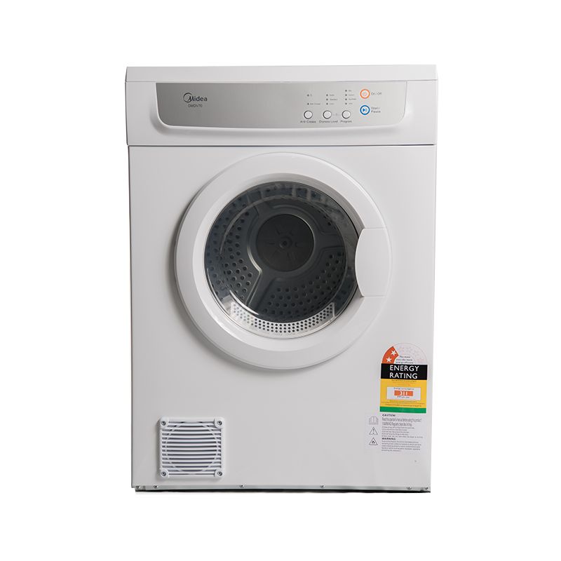 Midea DMDV70 7KG Vented Dryer features pebble drum technology, temperature sensor, and versatile drying programs for optimal care.