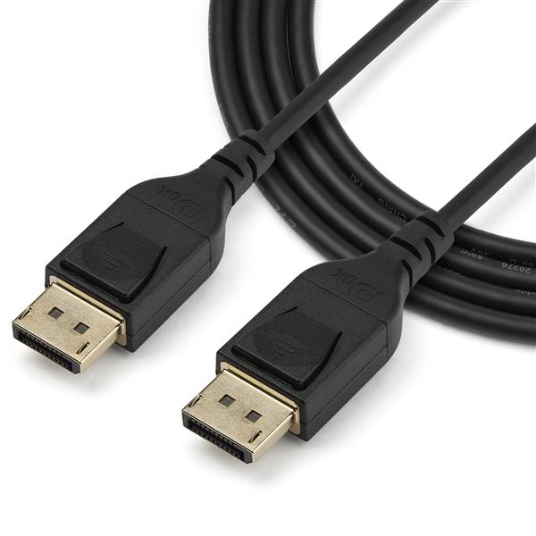 1 m DisplayPort 1.4 cable for 8K video; VESA certified, 60Hz, compatible with 4K/5K displays, ideal for high-resolution setups.