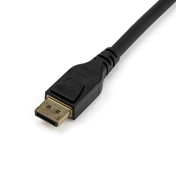 DisplayPort 1.4 cable, 5 m long, supports 8K resolution, VESA certified, perfect for connecting high-def monitors and projects.