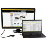 Travel A/V Adapter: 2-in-1 DisplayPort to HDMI or VGA
