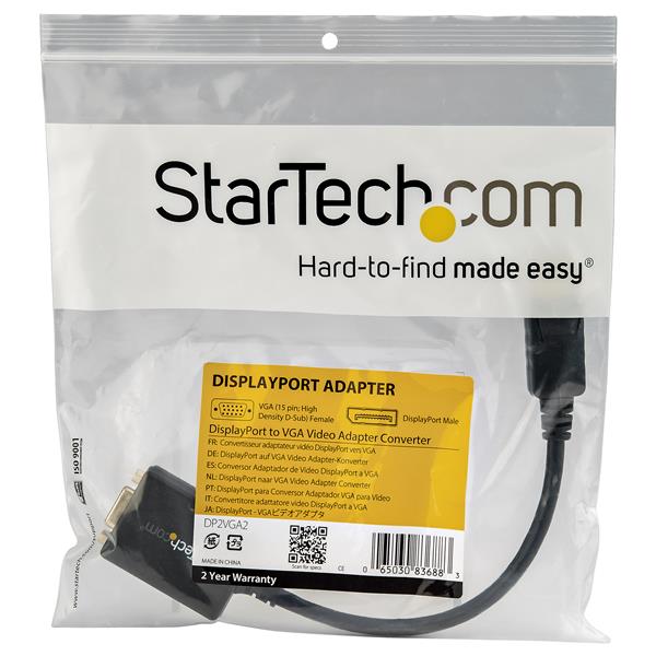 DisplayPort to VGA Video Adapter Converter