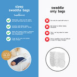 Sleep Swaddle Sleeping Bag - Sweet Dreamers 3-12 2.5tog
