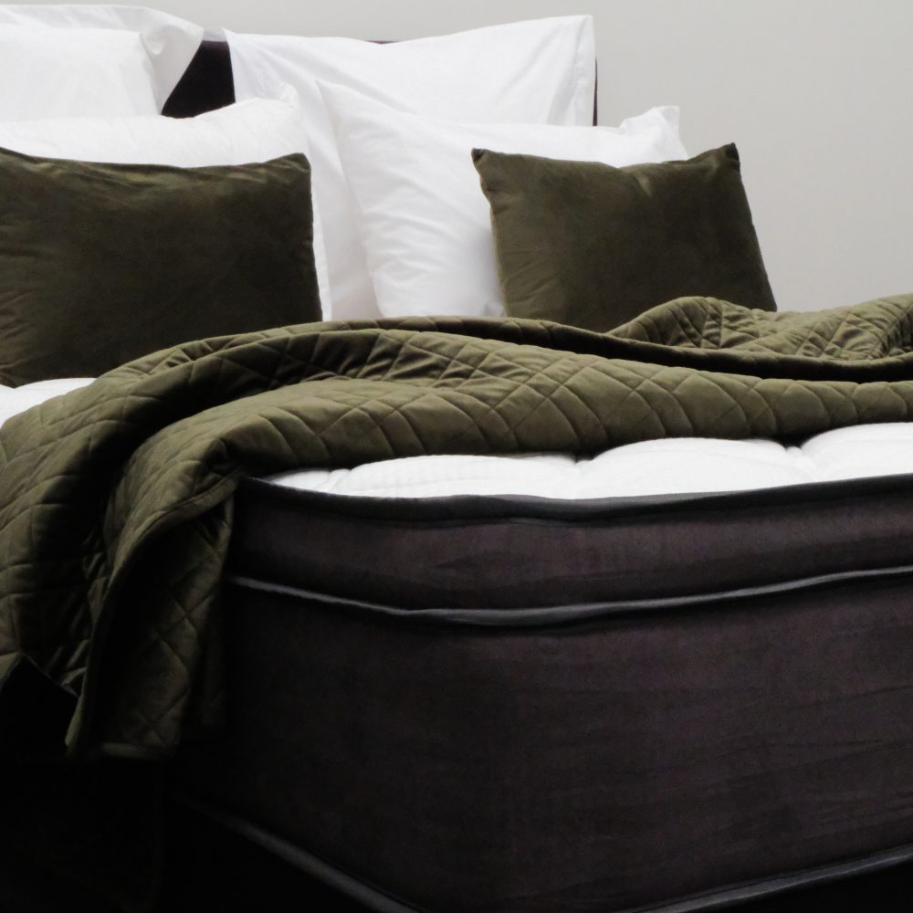 Bed with Mattress - Makers Euro - Bed Set  -  King Single