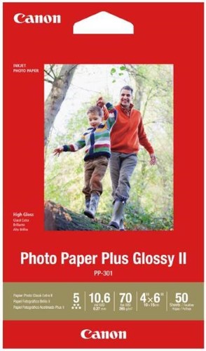 Canon Glossy II Photo Paper 6" x 4" 275gsm x 50 Sheets
