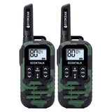 Ecoxgear Ecoxtalk 500mw Compact Handheld UHF Radio 3km Green Camo, 2’s Pack