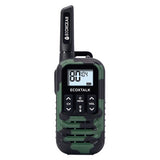 Ecoxgear Ecoxtalk 500mw Compact Handheld UHF Radio 3km Green Camo, 2’s Pack