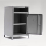 Lockable Cabinet - Makers Store-It Bedside Locker Grey