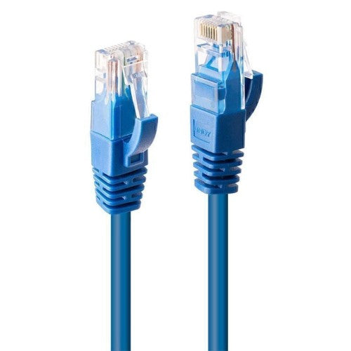 Lindy 5 Metres CAT6 U/UTP Gigabit Network Cable - Blue