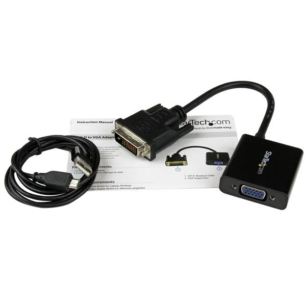 DVI-D to VGA Active Adapter Converter Cable – 1920x1200