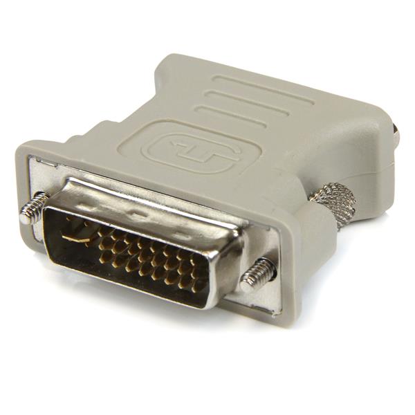 DVI to VGA adapter converts DVI male to VGA female for seamless display connections with PC or MAC systems.