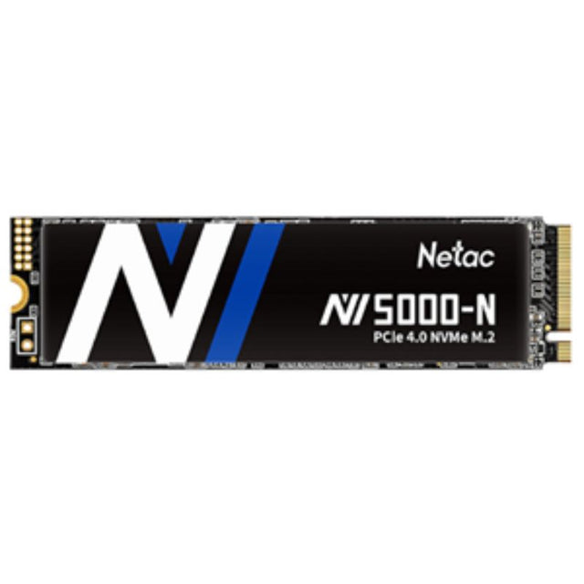 Netac NV5000-N 500GB NVMe SSD with 4800MB/s read speed, M.2 2280 form factor, 5-year warranty for high-performance upgrades.