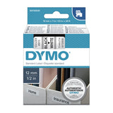 Dymo Blk on Wht 12mmx7m Tape