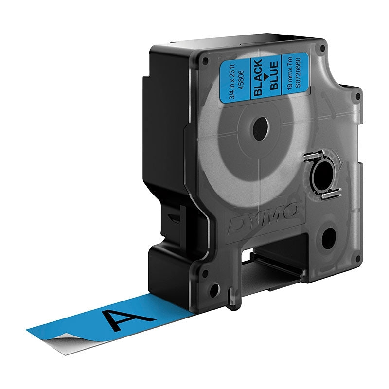 Dymo Blk on Blue 19mmx7m Tape