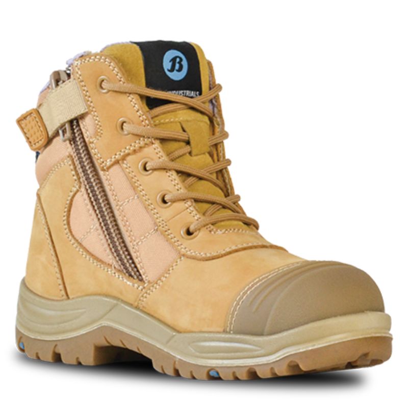 Safety Boots - Bata Dakota Zip Wheat (Women's 8)