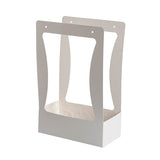 Flower Carry Box 22x11.5x35.5cm White Pack 5