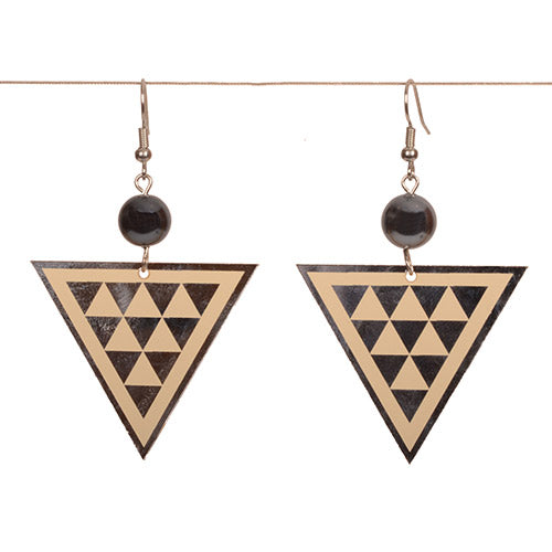 Maori  Geometric Elegant Triangle Earrings
