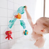 Vibrant Hape Bath Cascade toy encouraging creativity and water play for children aged 2 and up.