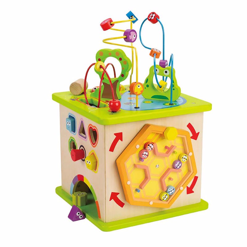 Hape - Country Critters Play Cube