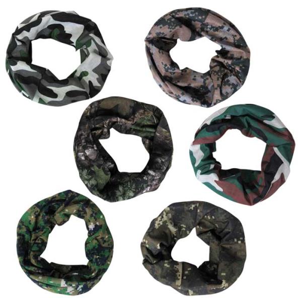 Camo Club Bandanna x6