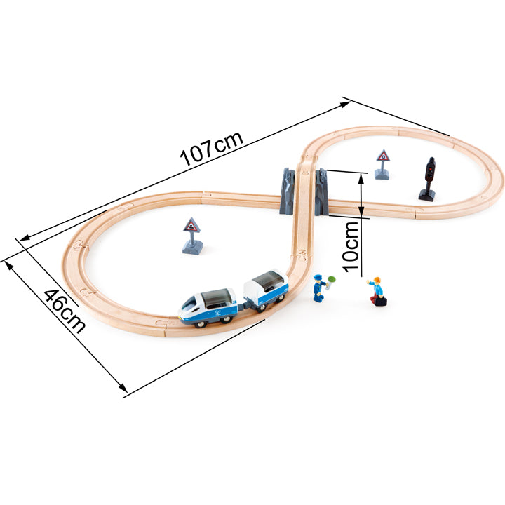 Hape - Figure Of 8 Safety Set (Rail Set)