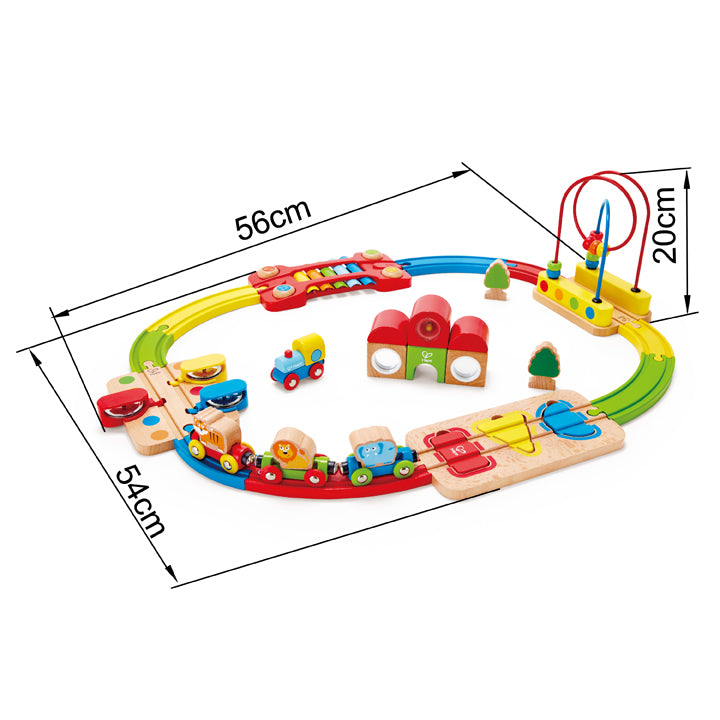 Hape - Rainbow Puzzle Railway