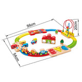 Hape - Rainbow Puzzle Railway