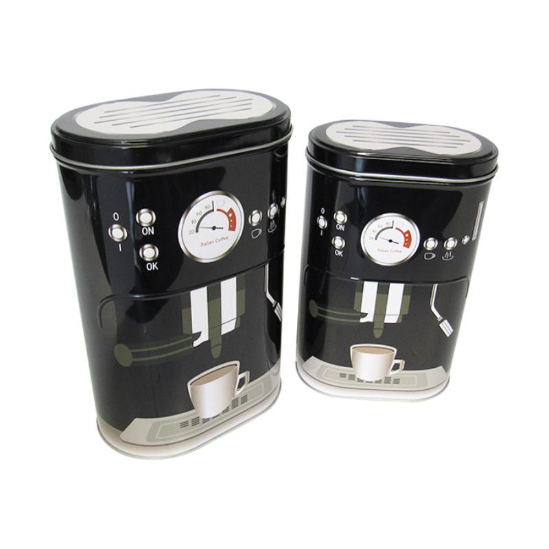 Coffee Tin - Espresso (Set of 2)