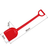 Vibrant red Hape Mighty Shovel, perfect for toddlers to explore outdoor play and gardening activities.