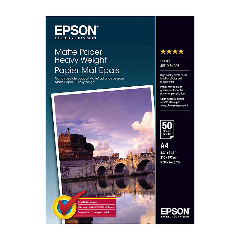 Epson Matte H/W A4  C13S041256