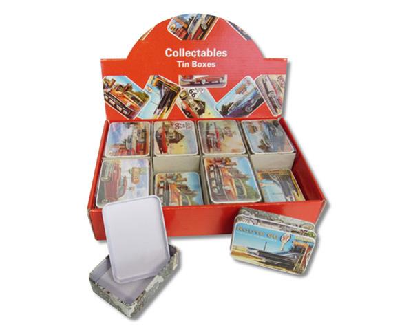 Large Tins (Set of 16) Classic Cars