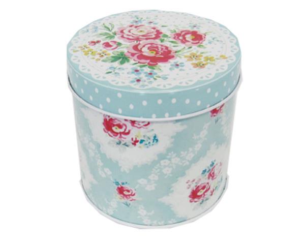 Round Tin Rose Bush