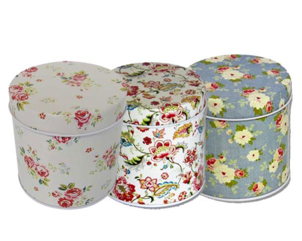 Round Tins Set of 3