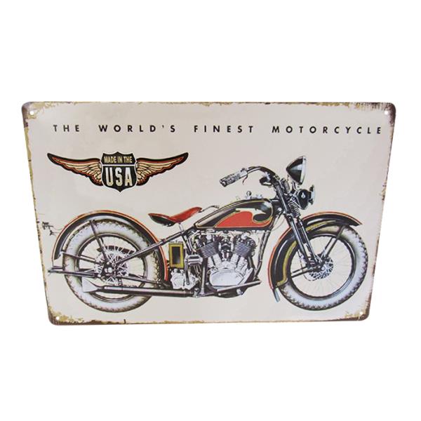 Wall Art - Art Tin American Bike