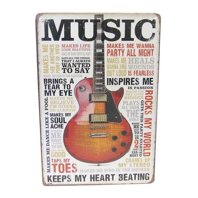 Art Tin - Music Love (30cm)