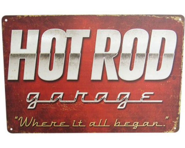 Retro tin art sign measuring 30cm x 20cm, featuring unique designs for quirky home decor and easy display.
