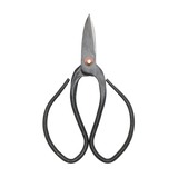 Set of 2 small bonsai shears (7x12cm) crafted from durable carbon steel, ideal for precise pruning and shaping.