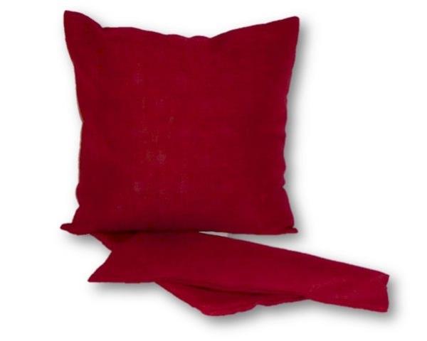 Cushion Cover Linen Look Red