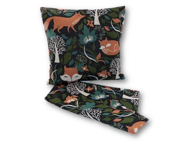 Cushion Cover Enchanted Forest Black