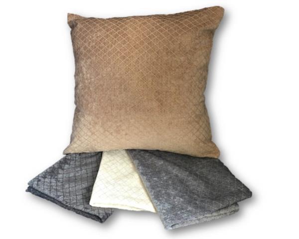 Cushion Cover Diamond Plush (Set of 2)