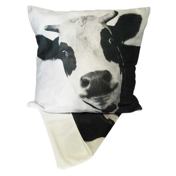 Cushion Cover Plush Cheeky Cow