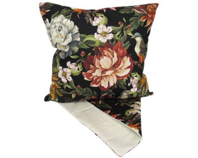 Vibrant peony floral cushion cover, 44x44 cm, perfect for enhancing decor and providing comfort in any living space.