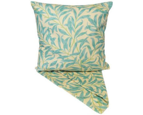 Cushion cover featuring garden vines in seagreen, perfect for adding nature-inspired decor to any living space.