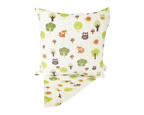 Essentials Cushion Cover Fox and Owl