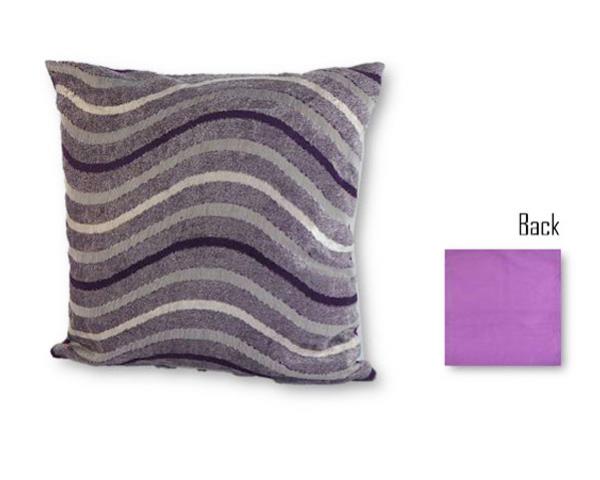 Cushion Cover - Purple Waves