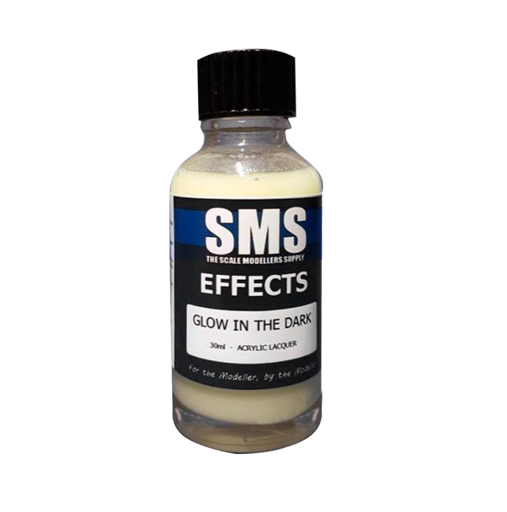 AIRBRUSH PAINT 30ML EFFECTS GLOW IN THE DARK ACRYLIC LACQUER