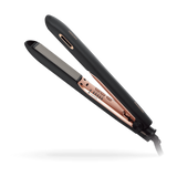 Nanoe™ Hair Straightener features advanced technology for smooth, hydrated hair with five temperature settings and ergonomic design.