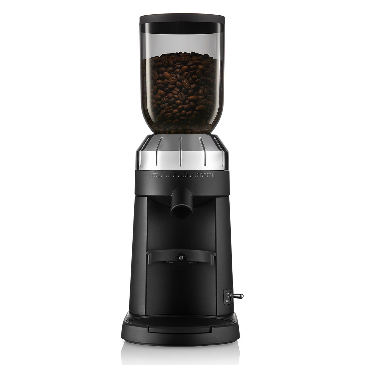 Sunbeam Café Series Conical Burr Coffee Grinder with 24 grind settings and 250g capacity for fresh, perfect coffee.