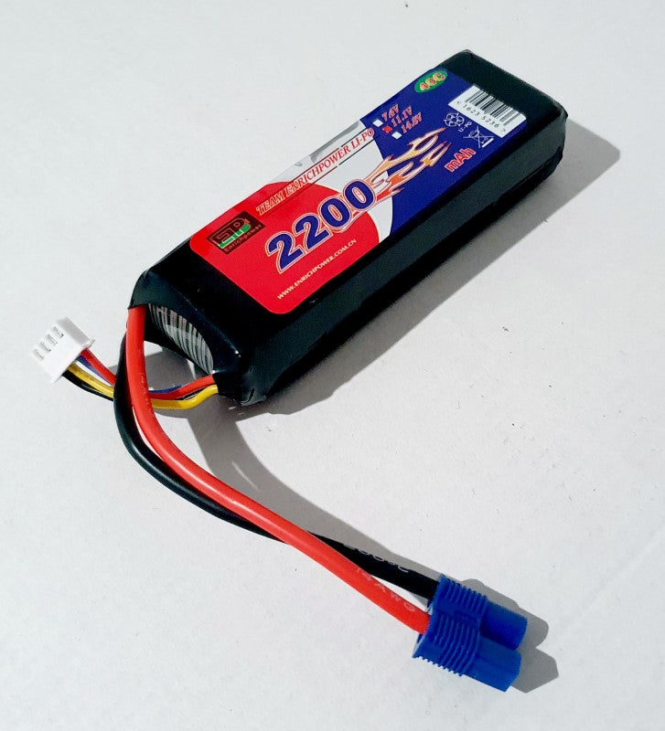 Li-Po 11.1v 2200mAh 40C EC3